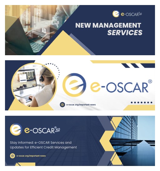 Reusable templates & visual standards — e-OSCAR banner system
